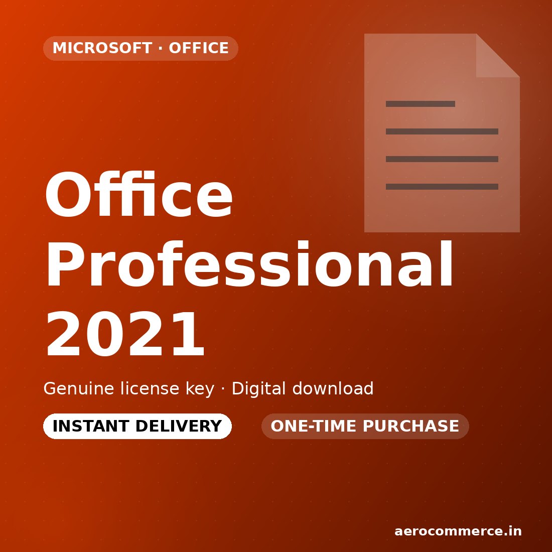 Office Professional 2021 license key