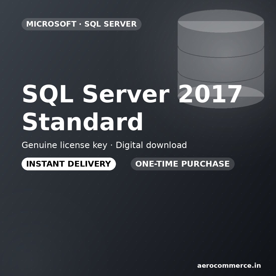 SQL Server 2017 Standard license key