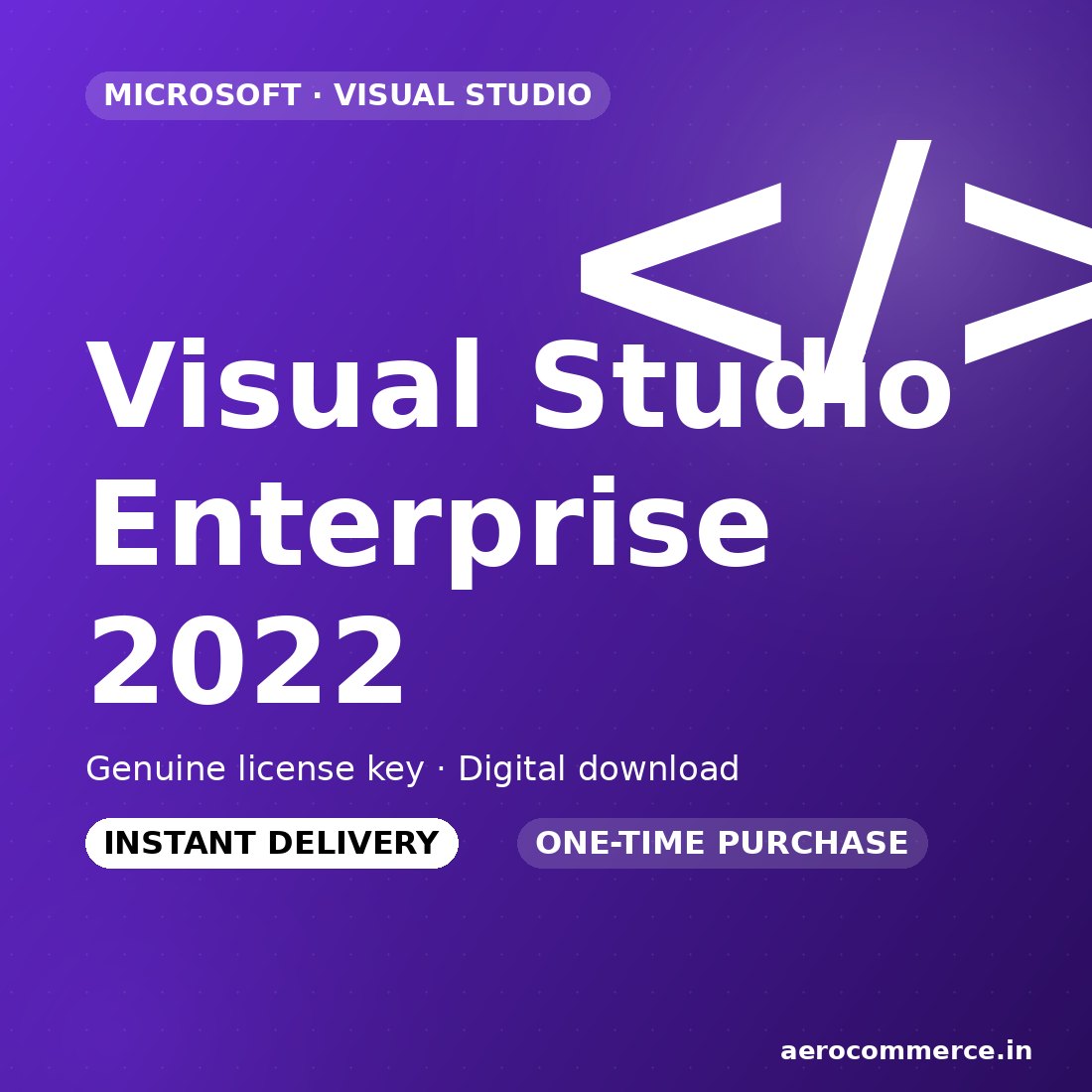 Visual Studio Enterprise 2022 license key