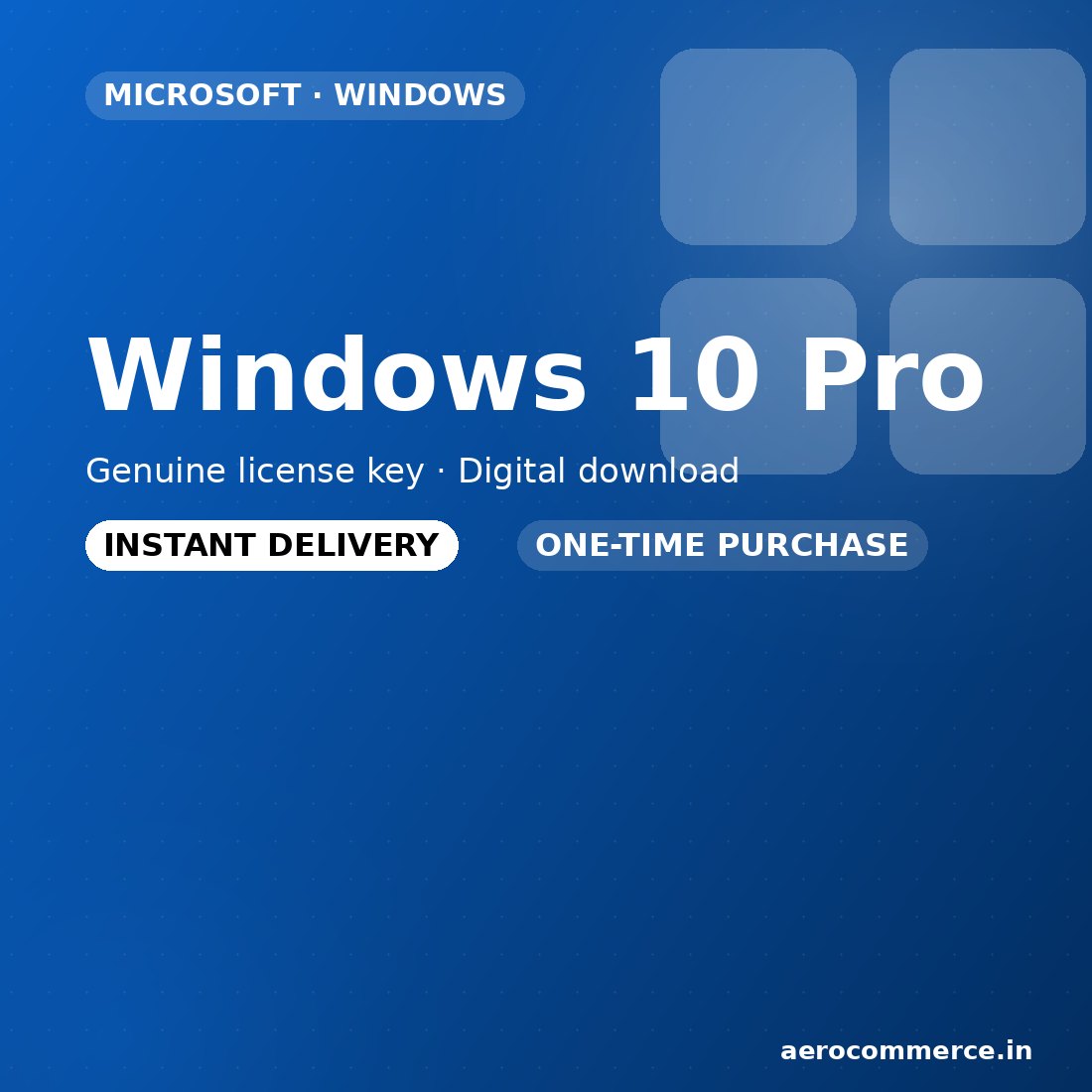 Windows 10 Pro license key