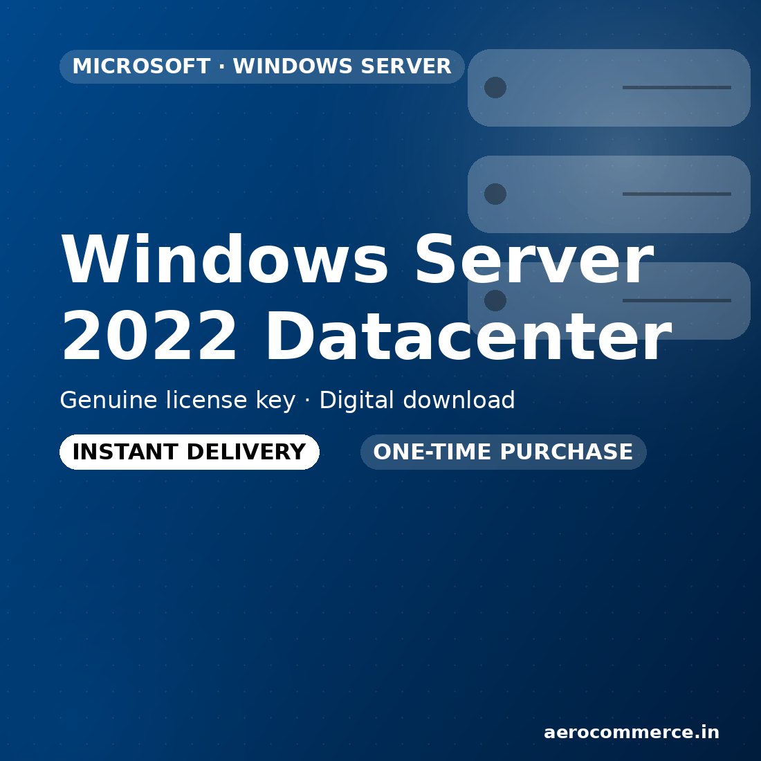 Windows Server 2022 Datacenter license key